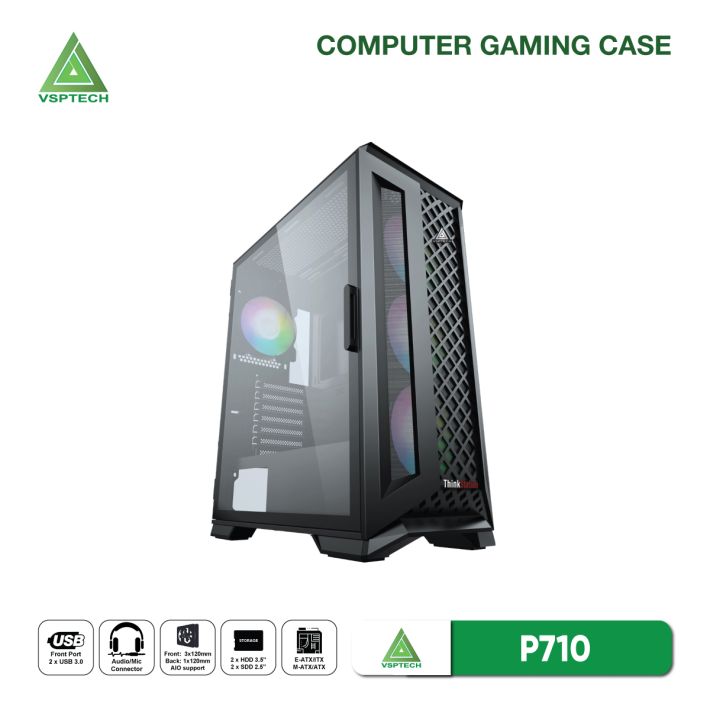VỎ CASE MÁY TÍNH VSPTECH THINKSTATION P710 FOR GAMING AND WORKSTATION