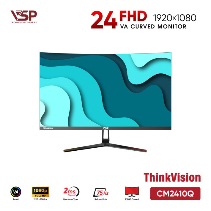 Màn hình cong 24inch 2ms 75Hz VSP VL24(CM2410Q) - Đen