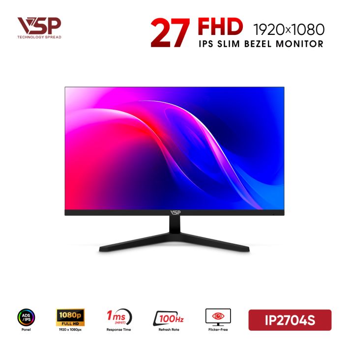 Màn hình VSP IPS IP2704S - 100Hz - 1ms