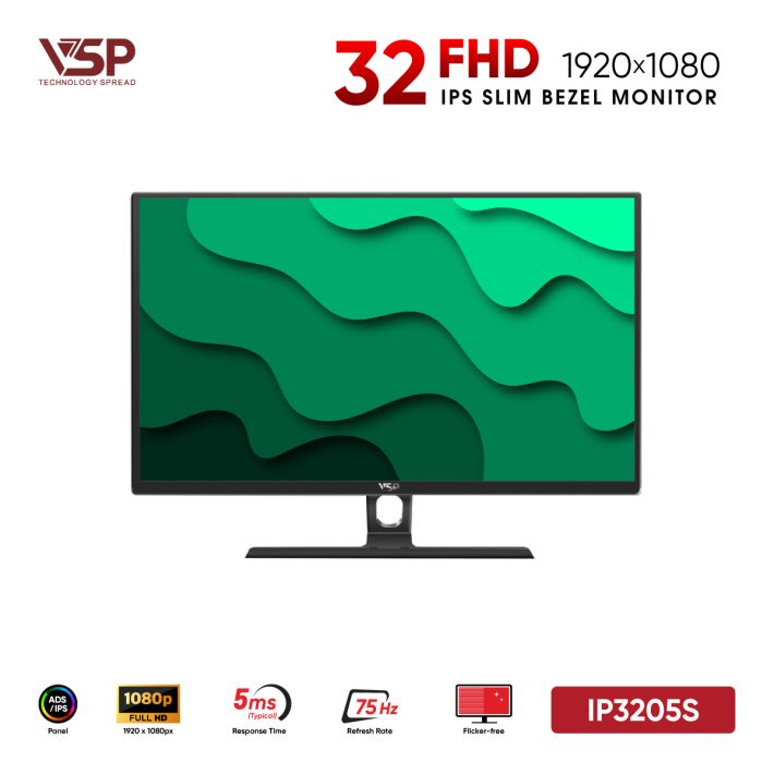 Màn hình VSP IPS Thinking IP3205S (32inch | FHD | IPS | 75Hz | 5ms) - Đen