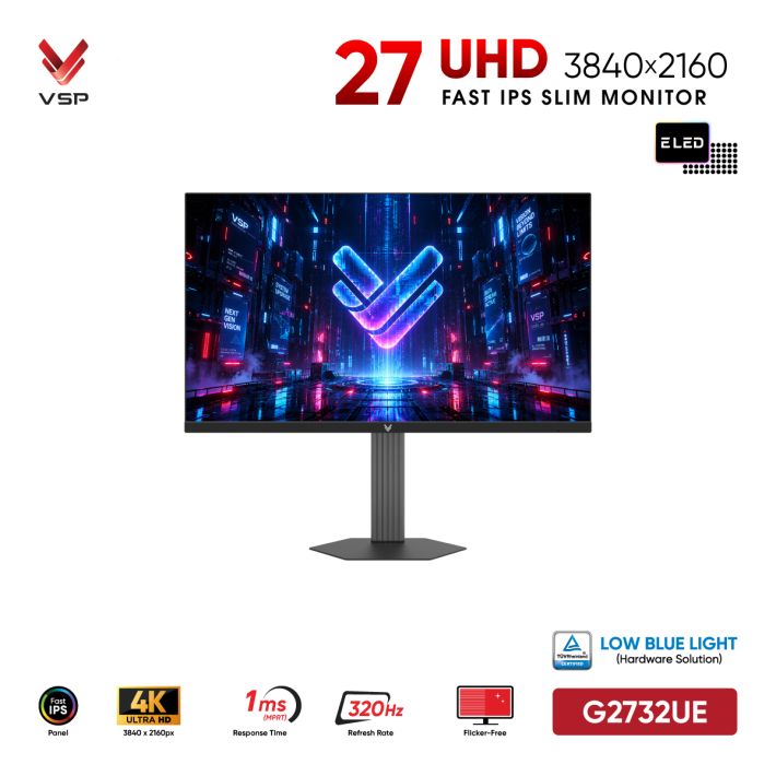 Màn Hình VSP G2732UE (27inch / Fast IPS / UHD 4K / 320Hz / 1ms)