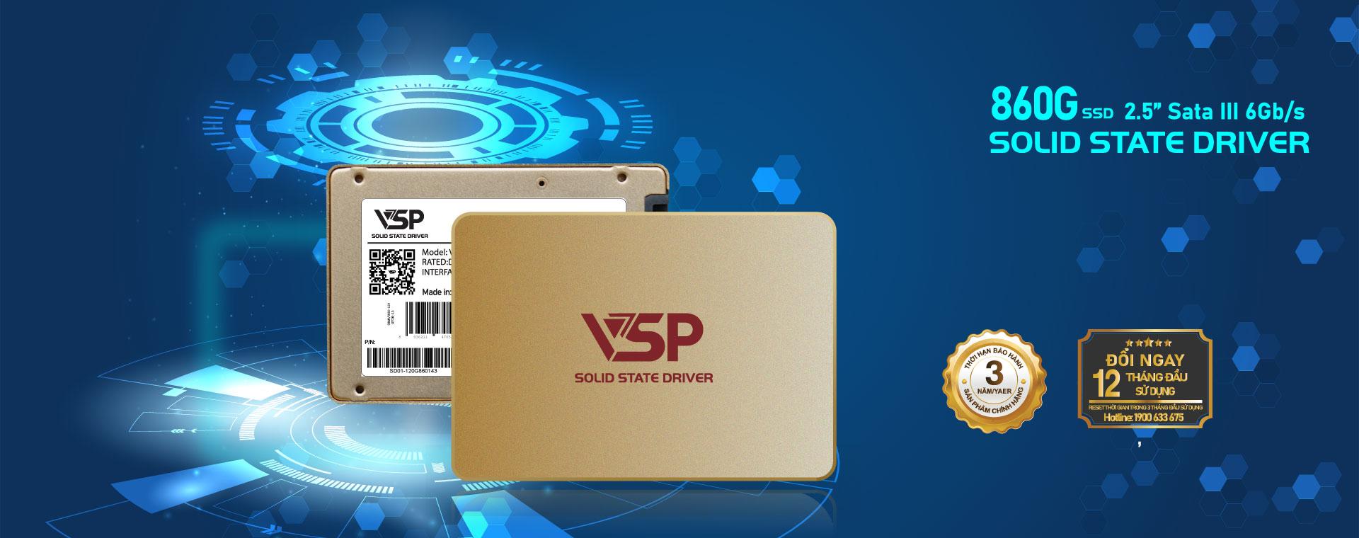 Ổ cứng SSD VSP 860G 128Gb