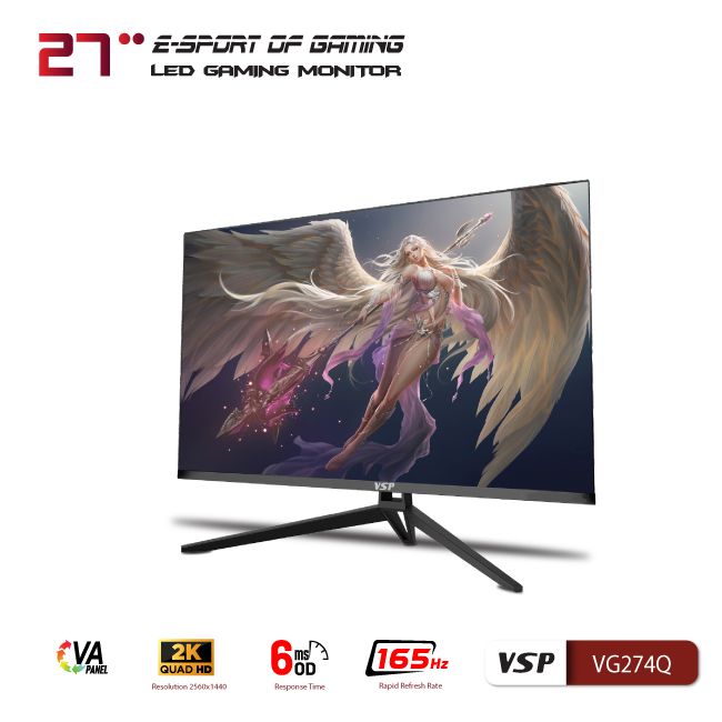 Màn hình phẳng  VSP 27inch 2K eSport Gaming VG274Q