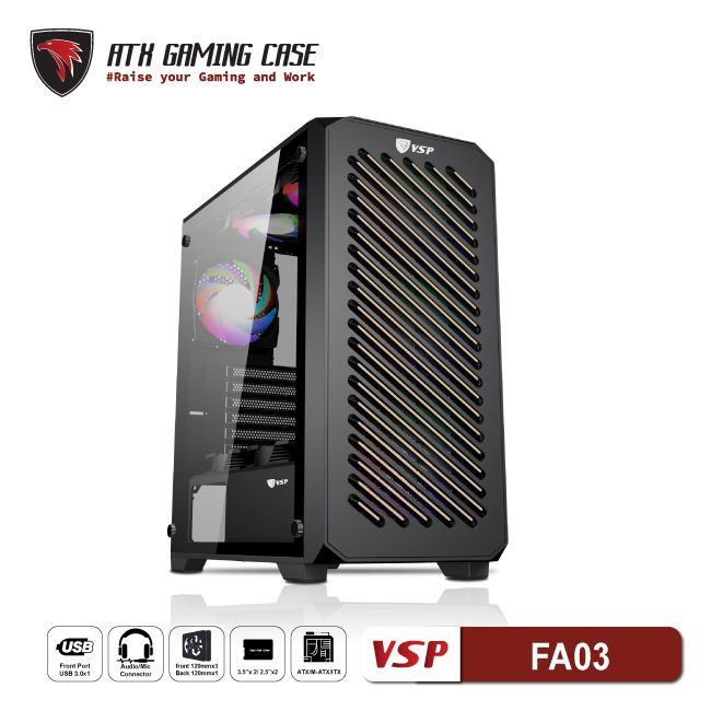 VỎ CASE MÁY TÍNH VSP GAMING FA03