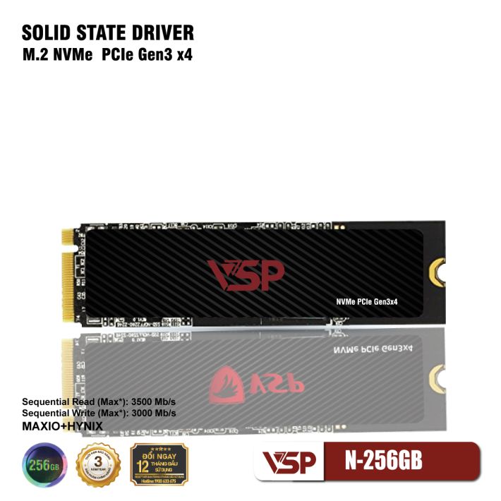 Ổ cứng SSD VSP NVMe - PCIe N-256Gb