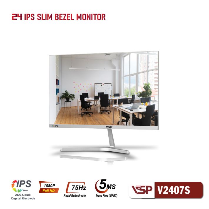 Màn hình phẳng LED VSP V2407S (24