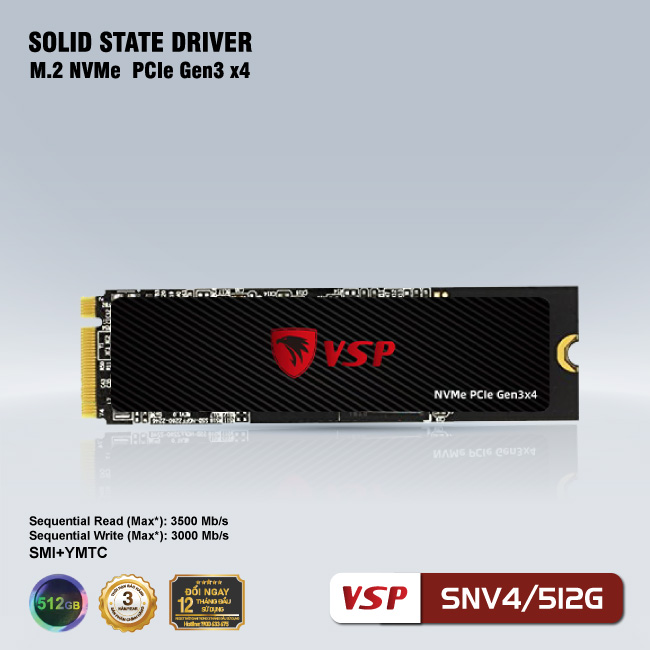 SSD VSP NVMe - PCIe ReV3  SNV4-512Gb
