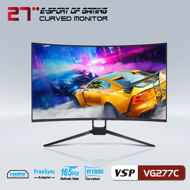 Màn hình cong VSP 27inch ESport Gaming VG277C