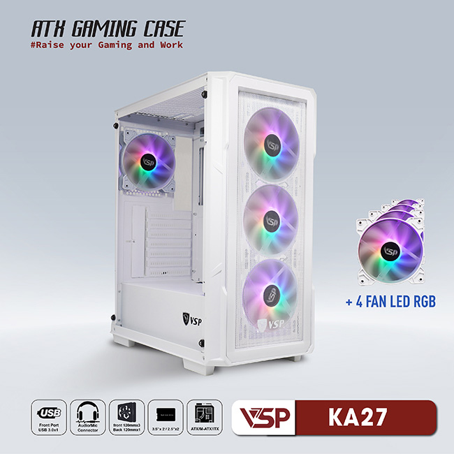 Case Gaming VSPTECH KA27 - White