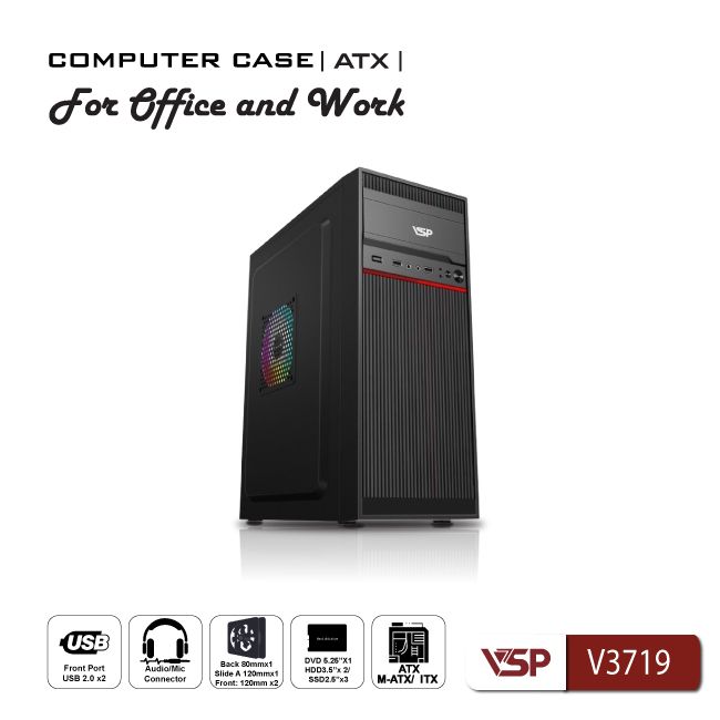 Case Văn Phòng ATX VSP V3719