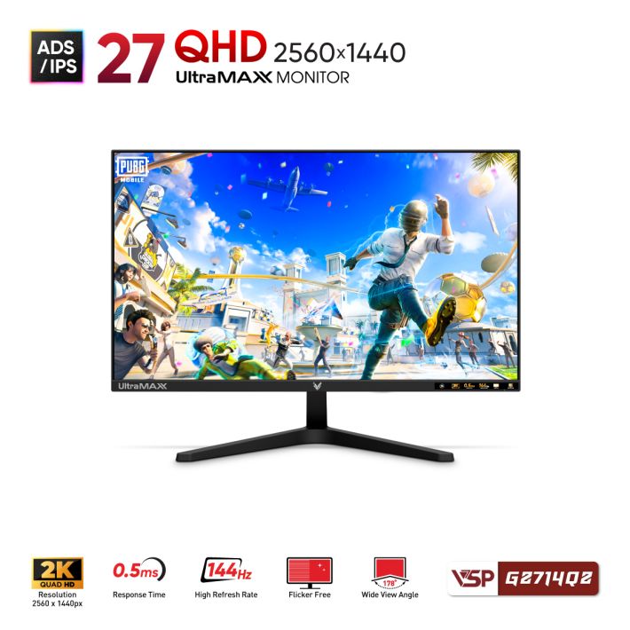 Màn Hình Máy Tính VSP G2714Q2 (27 Inch / 2K QHD / IPS / 144Hz / 0.5ms)
