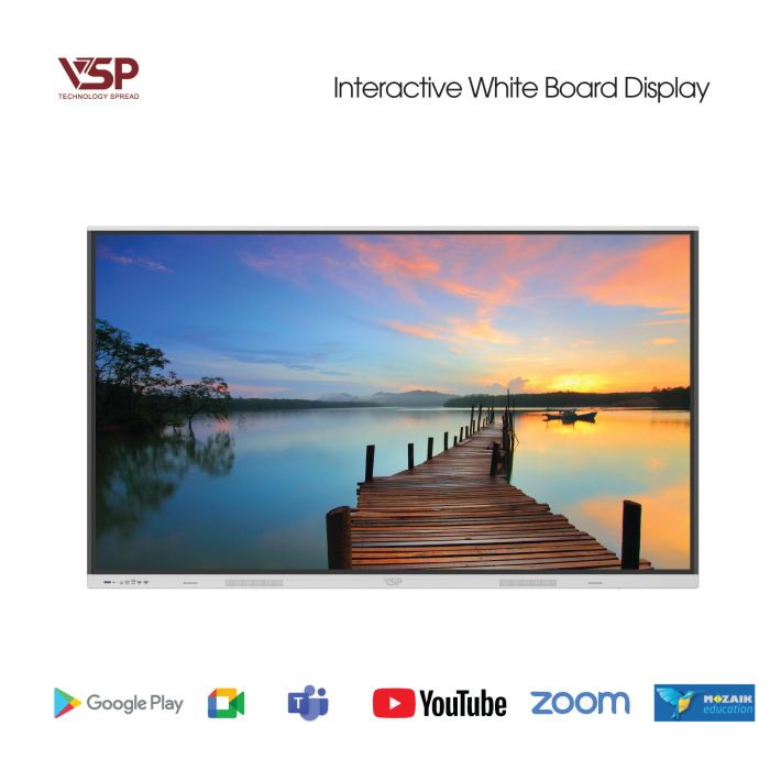 Bộ Màn Hình Tương Tác Cảm Ứng Thông Minh VSP IWB D7500D (75 Inch / 4K / IPS / Android 14 / 8GB+128GB)