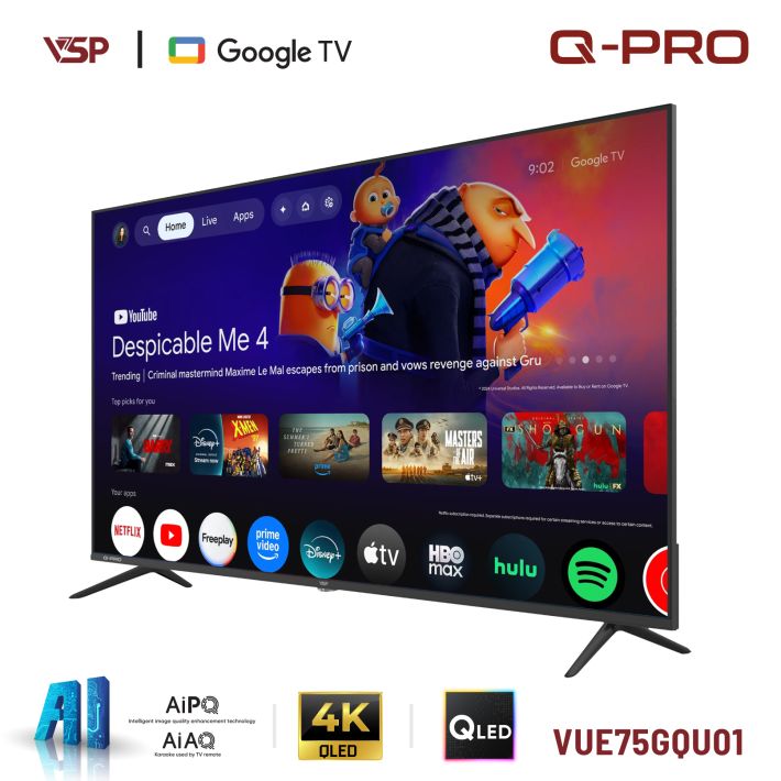 VSP Smart Tivi Q-PRO Series  (75 inch / 4K QLED / Google TV)