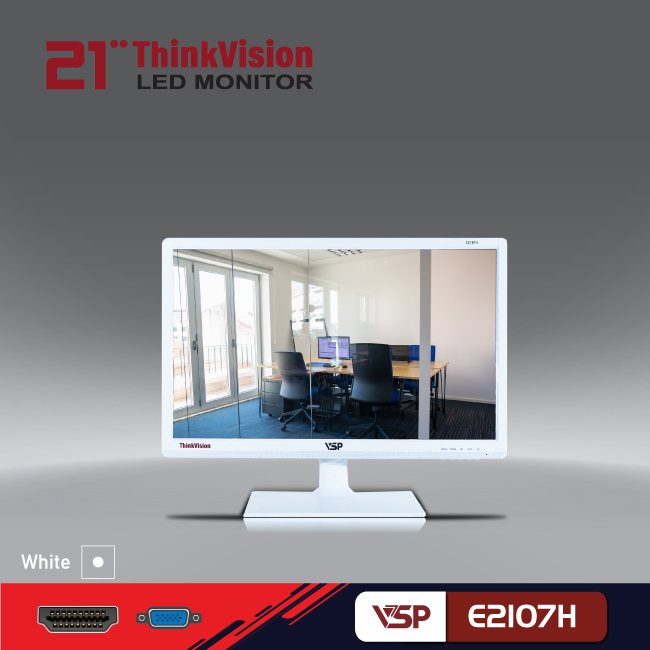 Màn hình LED monitor VSP 21in E2107H - White