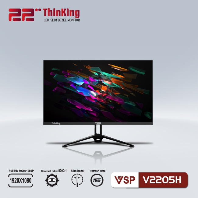 Màn hình LED monitor VSP 22inch V2205H