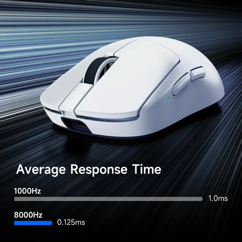 Dual 8000Hz Polling Rate