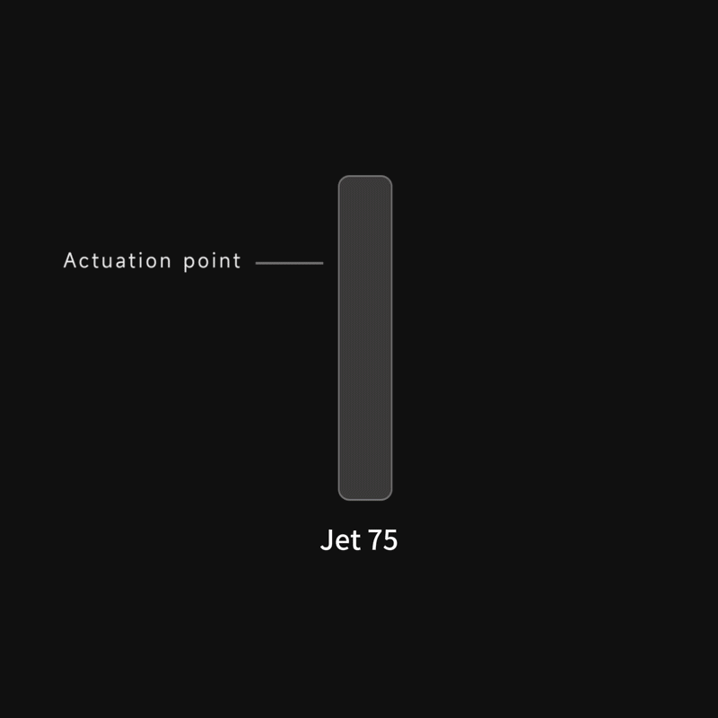 Adjustable Actuation Point Slider