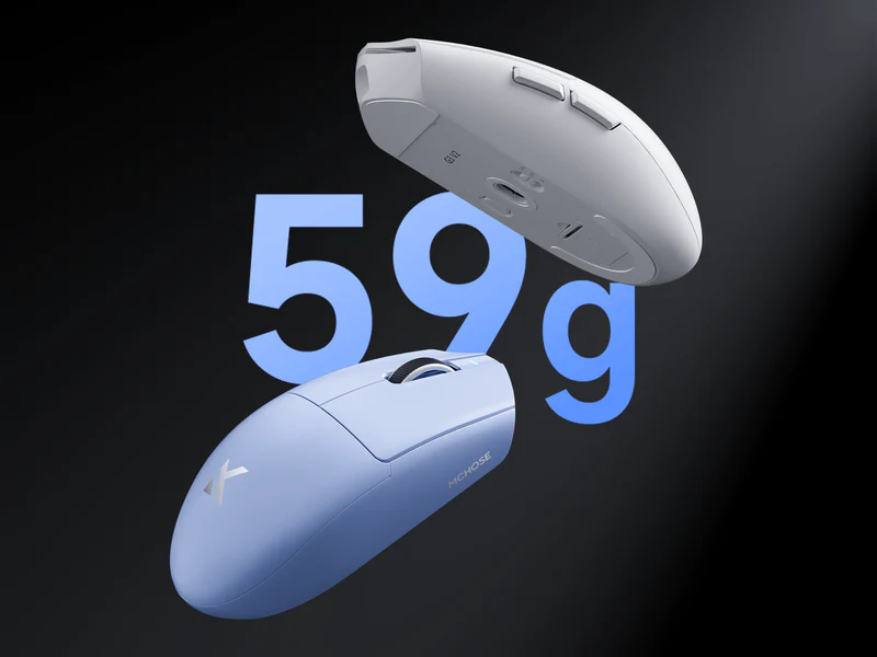 Thiết kế siêu nhẹ 59g
