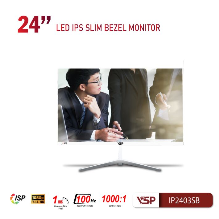 Màn hình VSP ThinKing 24inch IPS VI24(IP2403SB)  - Trắng