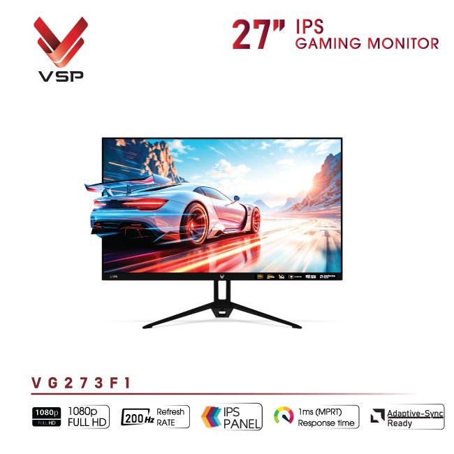 Màn hình VSP Gaming VG273F1 27 Inch IPS - 200Hz