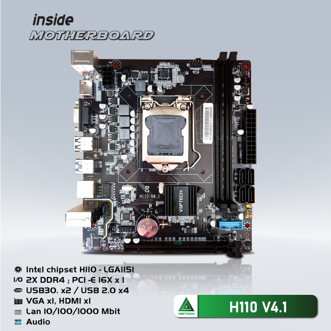 MAINBOARD VSPTECH H110 V4.1