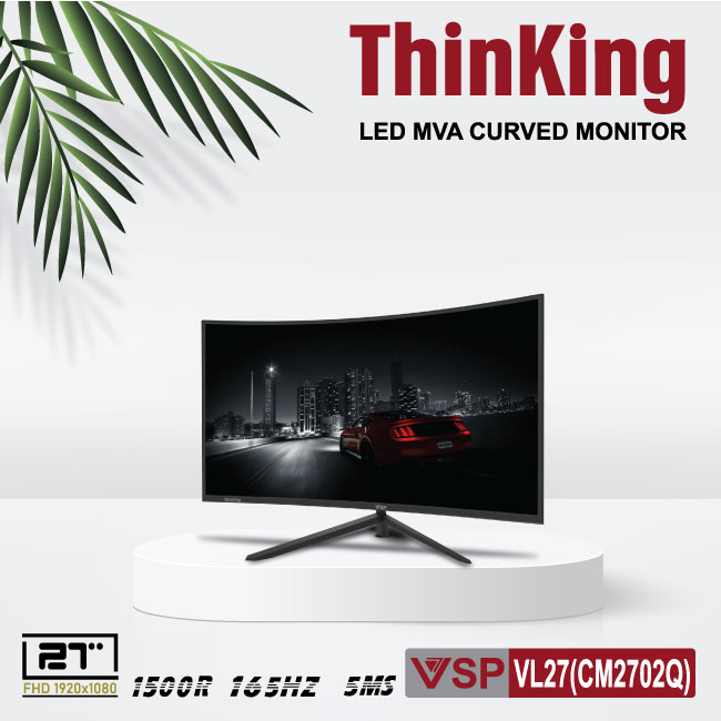 Màn hình cong VSP Thinking Cuver monitor 27inch (CM2702Q)