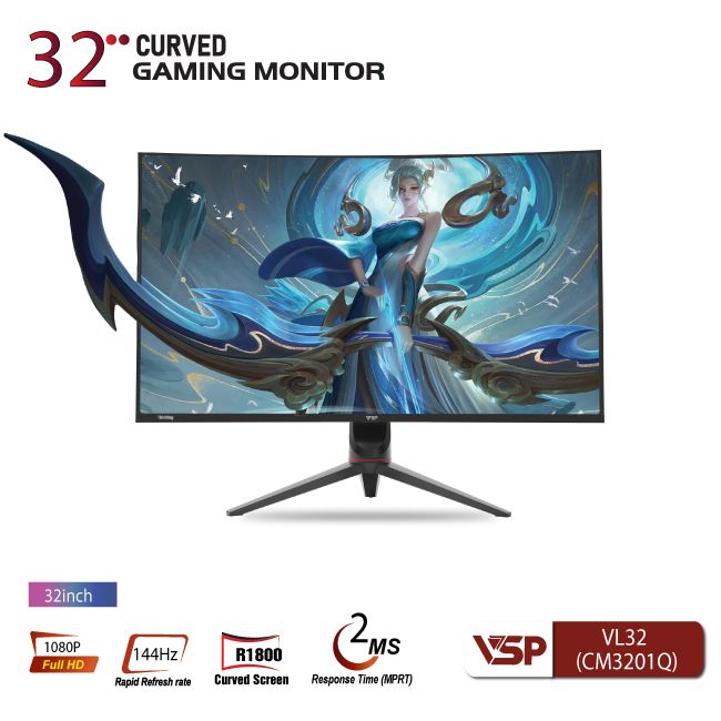 Màn hình cong 32inch VSP ThinKing Master Gaming VL32(CM3201Q)
