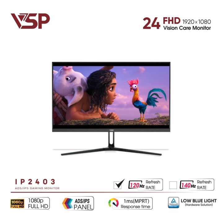 Màn Hình VSP IP2403 Ver120Hz (24inch / FHD / IPS / 120Hz / 1ms)