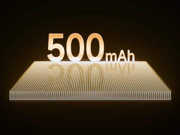 Pin 500mAh cho thời gian chơi lên đến 120 giờ