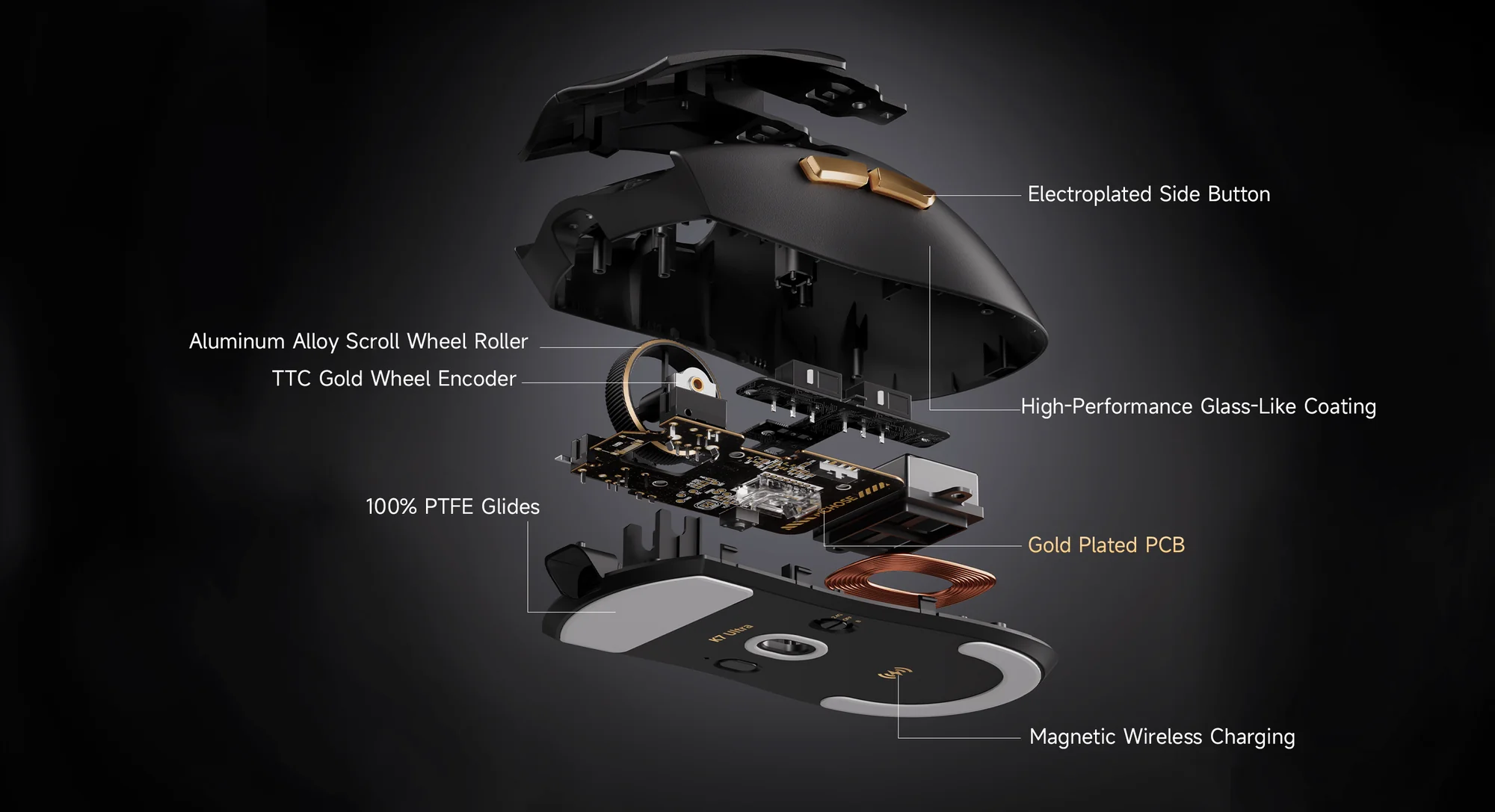 Cấu tạo chi tiết linh kiện MCHOSE K7 Ultra