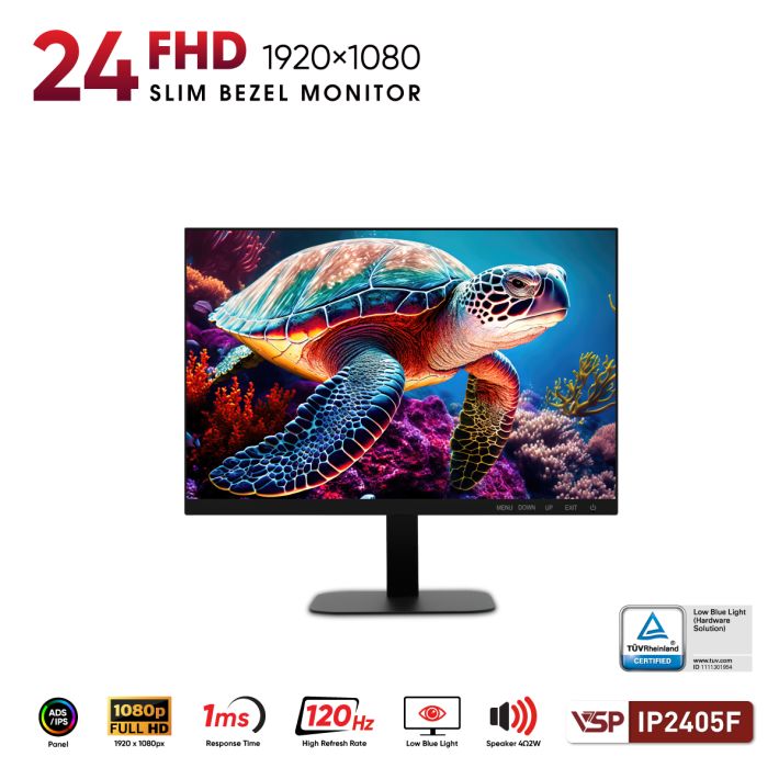 Màn Hình VSP IP2405F (24inch / FHD / 120Hz / 1ms) Ver2025