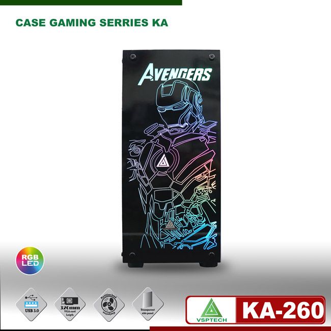 Case gaming VSPTECH KING ARMS KA-260