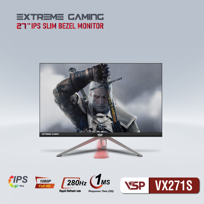 Màn hình VSP Extreme gaming VX271S - 280Hz - 1Ms