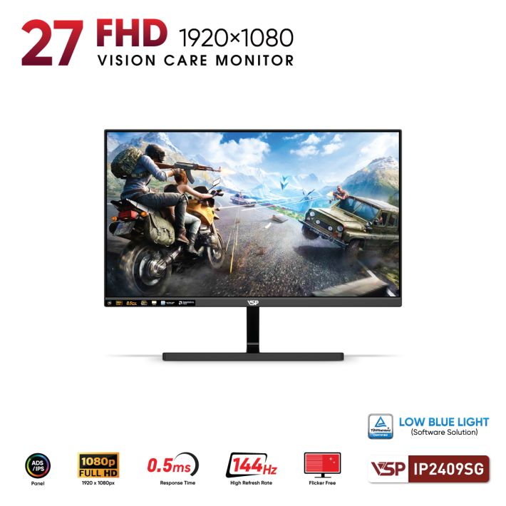 Màn Hình VSP IP2709SG (27inch / IPS / FHD / 144Hz / 0.5ms / FreeSync / Adaptive Sync)