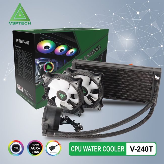 Tản nhiệt nước heatsink CPU cooler V-240T