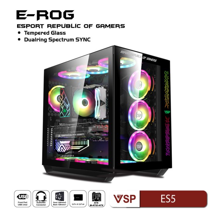 Vỏ Case Máy Tính Esports Gaming ES5