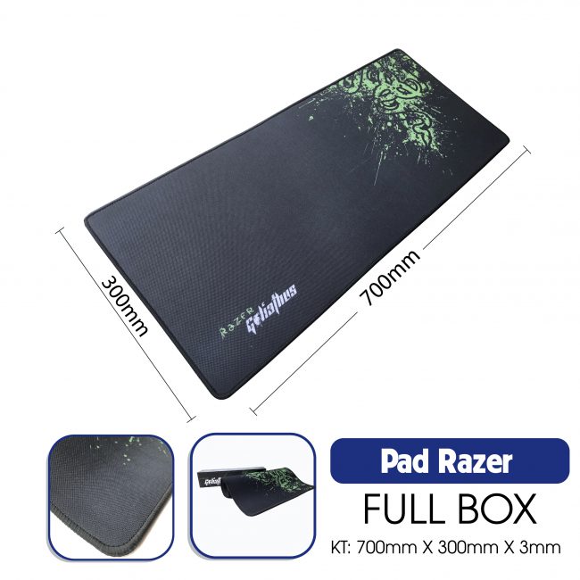 Miếng lót chuột Razer (Đại) may viền