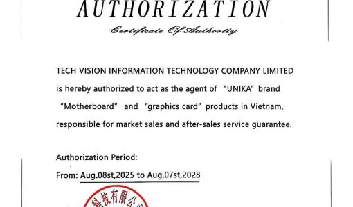 Tech Vision Chính Thức Trở Thành Nhà Phân Phối UNIKA Tại VIỆT NAM!