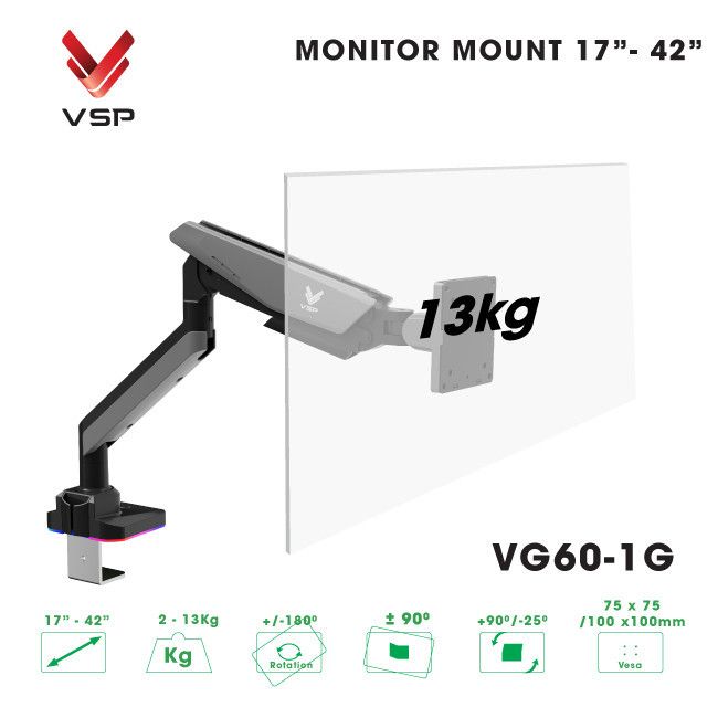 Giá đỡ màn hình VSP tải trọng cao VG60-1G (17